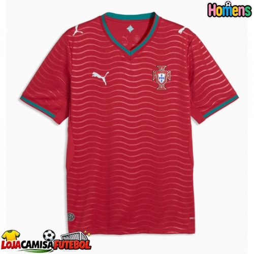 Camisa de Futebol Portugal Equipamento Principal Mundo 2026 Manga Curta